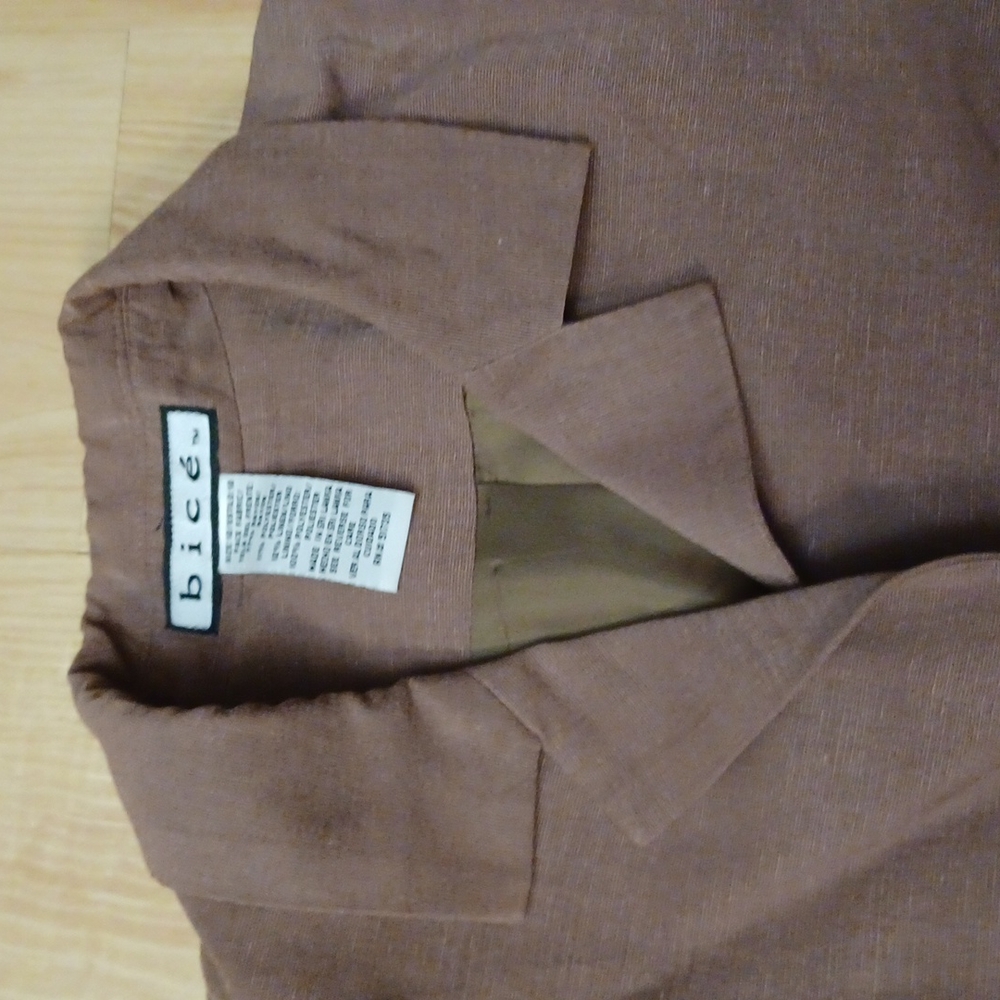 Bice Size 12 Light Brown Jacket - Picture 3 of 7